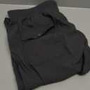 MoFiz Women's Lightweight Hiking Cargo Pants Outdoor Quick Dry Casual Travel Sweatpants Joggers Elastic Waist Button Pockets (XX-Large, A07-dark Grey)