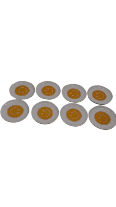 Smiley Face Trinket Dish Pack of 8