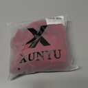 XUNYU High Support Sports Bra for Women Workout Tops Built in Bra Athletic Tank Top High Impact Padded Longline Yoga Bra (Red, L)