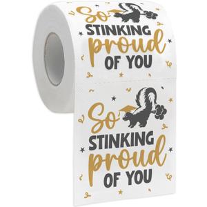 2026 Graduation Bathroom Decorations, Funny Toilet Papers for Congratulation Party Decor Supplies, Novelty Graduation Gift for Her Him, College, High School, PhD, Nurse, Law School | Novelty Design