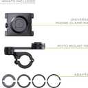 SP Connect Universal Handlebar Phone Mount for 58-85mm Phones, Black