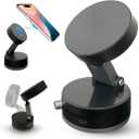 Magnetic Phone Holder - Foldable, Retractable & Adjustable Magsafe Suction Mount, 180 Swivel & 135 Rotation, Strong Grip for iPhone/Android, Car, Mirror, Gym, Kitchen, TikTok (Pack of 1)