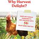 Manna Pro Harvest Delight Poultry Treat, Whole Grain & Seed Mix with Fruits & Vegetables, 14% Protein Snack for Chickens, Ducks & Mixed Flocks, 2.25 lb (EXP 10/01/26)