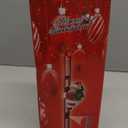 Electric Santa Ladder with Climbing Santa Claus, Singing Santa Christmas Plush Toys Decorations with Music for Xmas Tree Ornament Indoor