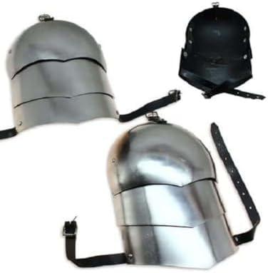 Medieval Pauldron Set Pair Plate Armor Carbon Steel Real Adult Size