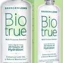 Biotrue Contact Solution, Multi-Purpose Solution with Lens Case, Cleans, Conditions, Hydrates, Disinfects, Removes Protein, Dirt & Debris, Contact Lens Cleaner & Storage, 10 Fl Oz (Pack of 1)