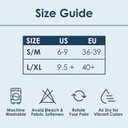 Tucketts Toeless Pilates Socks with Grips for Women, Non-Slip Yoga & Barre Socks for Stability & Barefoot Workouts, Size 6-13 (Small-Medium, Black Swan)