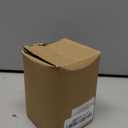 Vigar Zense White Marble Square Decorative Containers with Lids, Bathroom Storage Containers for Cotton Balls, Cotton Buds, Hair Product, Round Pads, Fine Polyresin Stone