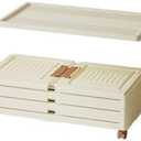 UAMFURI 47QT Stackable Storage Bins with Lids and Wheels