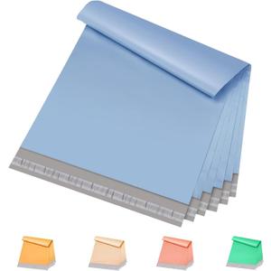 Metronic Poly Mailers 10x13 100 Pcs | Medium Size Shipping Bags for Clothing | Large Poly Mailer Bags, Shipping Envelopes, Mailing Bags for Small Business,Waterproof and Tear-Proof Poly Bags Blue