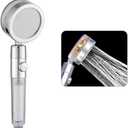 Grafken High-Pressure Turbo Shower Head, Filter Pressurized Shower Head with Fan Turbocharged Hand-held Nozzle Anti-Fall Thickening Shower Shower Head Rain Water