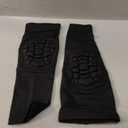 HiRui Elbow Pads for Teenagers Men and Women - Basketball Baseball Elbow Brace for Collision Avoidance and Support (Medium, Black)