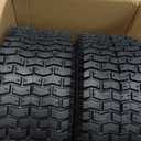 13x5.00-6 Tire and Inner Tube Set, TR-13 Straight Valve Stem, Replacement Riding Mower Front Wheel Assembly, 2 Pack