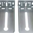 LONTAN 10 Pairs Rear Mounting Brackets for Drawer Slide - B4502 Cabinet Drawer Bracket for Face Frame Cabinets Kitchen Replacement Parts for 1.77 inch(45mm) Width Furniture Gildes