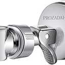 Adjustable Shower Head Holder, Bathroom Suction Cup Bracket for Handheld Shower, Removable Wall Mount (Silver-2)