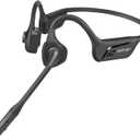 Trucker Bluetooth Headset with DSP Noise Cancelling Microphone, Open Ear Headphones for Calling, Bluetooth 5.3 Wireless Headset with Mute Button for Computer Work, 16H Playtime