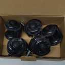 Office Chair Wheels 2" Desk Chair Caster Wheels Smooth Roller Style Quiet for Carpet and Hardwood Floors Universal Fit 11x22 mm Set of 5 Black