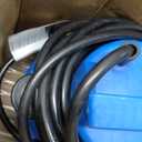 1/2 HP Submersible Water Pump 2900 GPH Portable Small Sump Pump For Pool Cover, Basements, Puddles, Gardens Ponds With 16.4 Ft Power Cord and Hose Adapters, Blue