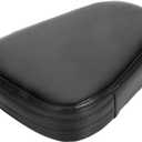 OSAN Universal Motorcycle Synthetic Leather Rear Sissy Bar Backrest Cushion Pad - Black