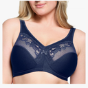 Glamorise Women's Full Figure Wirefree Minimizer Support Bra #1003 36c