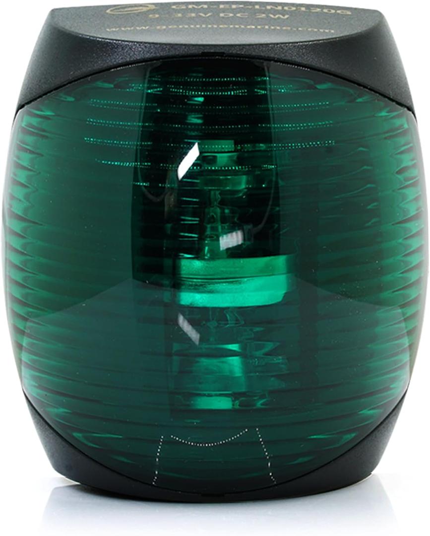 THALASSA Marine Boat Navigation Lights - 2NM 12V Red Port Green Starboard Light Stern 3 NM Bi-Color Lights - Operates at IP55/ IP67 - Water Resistant Lamp Safe Sailing as Signal Lamp