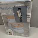 Real Feel 2-in-1 Potty with Wipes Storage, Flushing Sounds & Disposable Liners - Realistic Toilet - Easy to Clean & Assemble - Jool Baby (Pink)