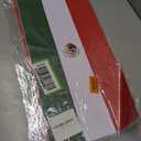 Mexican Flag B-Pillar Decals, 2-Pack Waterproof Vinyl Car Stickers for Cars, Trucks & SUVs