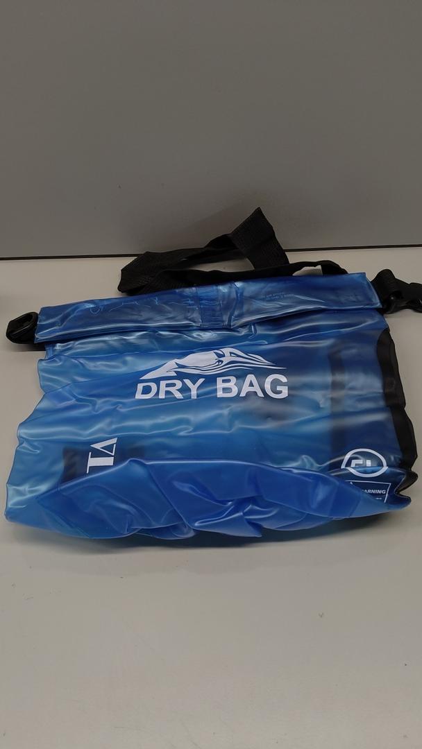 HEETA Dry Bag Waterproof for Women Men, 5L Roll Top Lightweight Dry Storage Bag Backpack with Phone Case for Travel Swimming Boating Kayaking Paddle Board Camping Beach Accessories, Blue