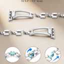 Wearlizer Compatible with Apple Watch Band49/46/45/44/42mm(Series 3 2 1) Women, Dressy Fancy Stainless Steel Metal Strap Pretty Slim Designer Bracelet for iWatch Series 11 10 9 8 7 6 5 4 SE/Ultra 3 2 1