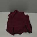 Esobo Fleece Dog Apparel Winter Warm Dog Coat Doggie Turtleneck Cozy Jacket Soft Shirt Vest Stylish Pet Outfits for Small Medium Large Dogs, Wine Red Size Medium