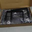 OPNICE Desk Organizer and Accessories, 2-Tier Computer Monitor Stand Riser with Drawer and 2 Pen Holders, Laptop Stand, Office Desk Accessories for Office Supplies, Black (Black 1-Pack)