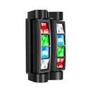 Big Dipper DJ Lights RGBW 4-in-1 Stage Lights LED Spider Moving Head Light Sound Activated DMX Party Lights for Bar, Band, Wedding, Concert, Disco Stage Lighting, Christmas, 1 Pack