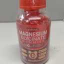 Magnesium Glycinate Gummies 600mg, Sugar Free Magnesium Gummies for Adults, BBD 10/2027