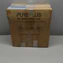 PUREPLUS 2-Stage Whole House Water Filtration System, 10" Universal Home Filtration, with Sediment &Iron Reduce, Carbon Filter, Reduce Iron, Chlorine, Taste, Includes Pressure Gauges, 1" Inlet/Outlet (Blue)