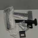 2 Pcs Bed Headboard Brackets, Adjustable Mounting Extension Brackets, Universal Headboard Attachment Kit for Adjustable Bed, Iron Construction, Black Metal Finish, Easy Installation