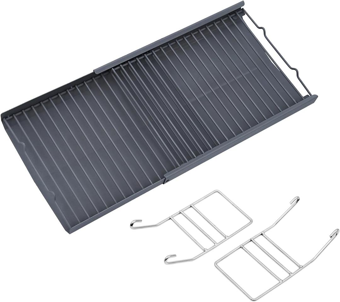 Oklagarden 27 Inch 810-0029 Ash Pan Replacement Parts for Nexgrill Replacement Parts 3-Step Adjustable Height Charcoal Tray Basket Steel Charcoal Holder for 29 Inch Barrel Grill Smoker Tray