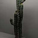 Artificial Cactus 39 Inch Fake Cacti Faux Plant with Black Planter for Home Garden Store Office Floor Decoration