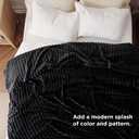 Bedsure GentleSoft Black Blanket Full Size for Bed - Cozy Soft Blankets for Women, Cute Large Fleece Throws for Girls, 84x90 Inches