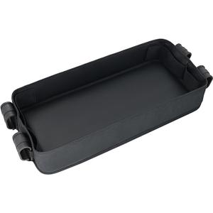 Double Sided Stroller Snacks Tray for Wonderfold Wagon W Series Waterproof Kids Toy Placement Faux Leather Sides for Eating and 4 Kids Cup Holder (W4 Series)