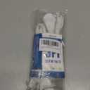 DEWENWILS 360 Rotating Flat Plug Extension Cord 3FT, 16/3 Gauge 3 Prong Grounded Power Cord, 125V/13A/1625W, Space-Saving Size for Indoor Narrow Space, 2 Pack, White for Christmas