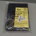 50 Pcs A7 Envelopes 5 x 7 Card Envelopes V Flap Mailer with Gold Border for Office Wedding Invitation Cards Graduation Baby Shower Greeting Cards(Black)