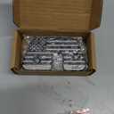 JOYTUTUS Sun Visor Repair Kit, Heavy Duty Visor Clips Compatible with Wrangler JK 2018, JL 2018-2023, 2020-2023 Gladiator, Used for Repairs Vehicle Sagging Sun Visor - 2 PCS (Black & White (Flag))