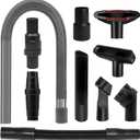 Compatible with Shark wired vacuum cleaner, Navigator upright lift away NV350, NV360,NV531, NV356, NV356E,. NV357, UV440 dryer plush cleaning horsehair brush adapter kit accessories kit, Black