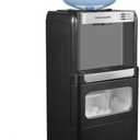 Frigidaire 3-in-1 Ice & Water Machine Hot or Cold Top-Load Water Cooler Dispenser for 5 Gal Bottle Built-in Bullet Ice Maker Compact, Black