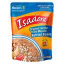 Isadora Original Refried Beans in Pouch (Pack of 8), Delicious Refried Pinto Beans, Microwave Food Premade Meals, Plant Based Protein,15.2 oz, No BB Date