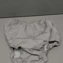 Adult Diaper Cover for Incontinence Noiseless Leak-Protection Underwear Plastic Pants Over Diapers Waterproof Rubber Pants (Gray, Large) (L(Woman Size))