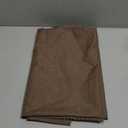 HX&OD Rectangular Tablecloth Cationic Fabric Waterproof Stain Resistant Wrinkle-Resistant for Home/Decoration/Party/Buffet/Wedding/Dining Room/Camping (Dark Brown)