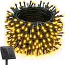 Brightown Solar String Light for Outside, 50Ft 120 LED Solar Lights Outdoor Waterproof, Solar String Lights Outdoor with 8 Modes, for Outside Garden Tree Party Decor (Warm White)