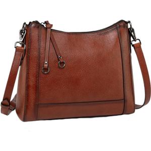 Leather Crossbody Bags for Women Shoulder Purse Medium Hobo Genuine Leather Satchel Purses and Handbags Vintage