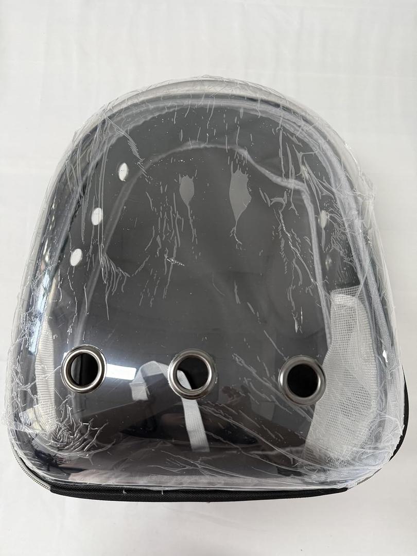 Mindow Cat Backpack Bubble, Cats and Dogs Pet Carrier Hard, Suitable for Cats Traveling Cat Bag Carrier, Transparent Outdoor Waterproof Spacecraft Pet Backpack Carrier